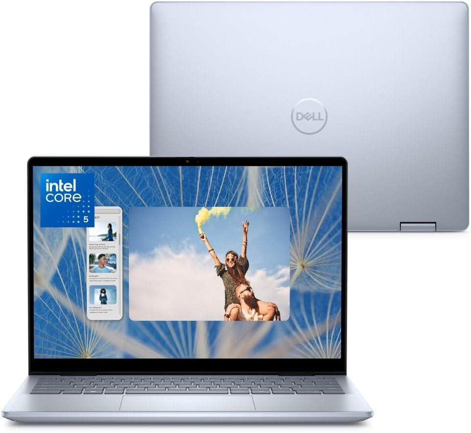 Notebook 2 em 1 Dell Inspiron 2IN1-I1300-A30 14" FHD+ Touch Intel Core i5 16GB 512GB SSD Windows 11 Prata Gelo | Melhor Preço na Amazon