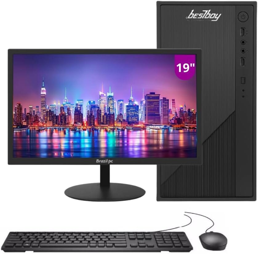 Computador Completo Intel I5, 8gb Ram, Ssd 256, Monitor 19 - Uso domstico e escritrio | Melhor Preço na Amazon