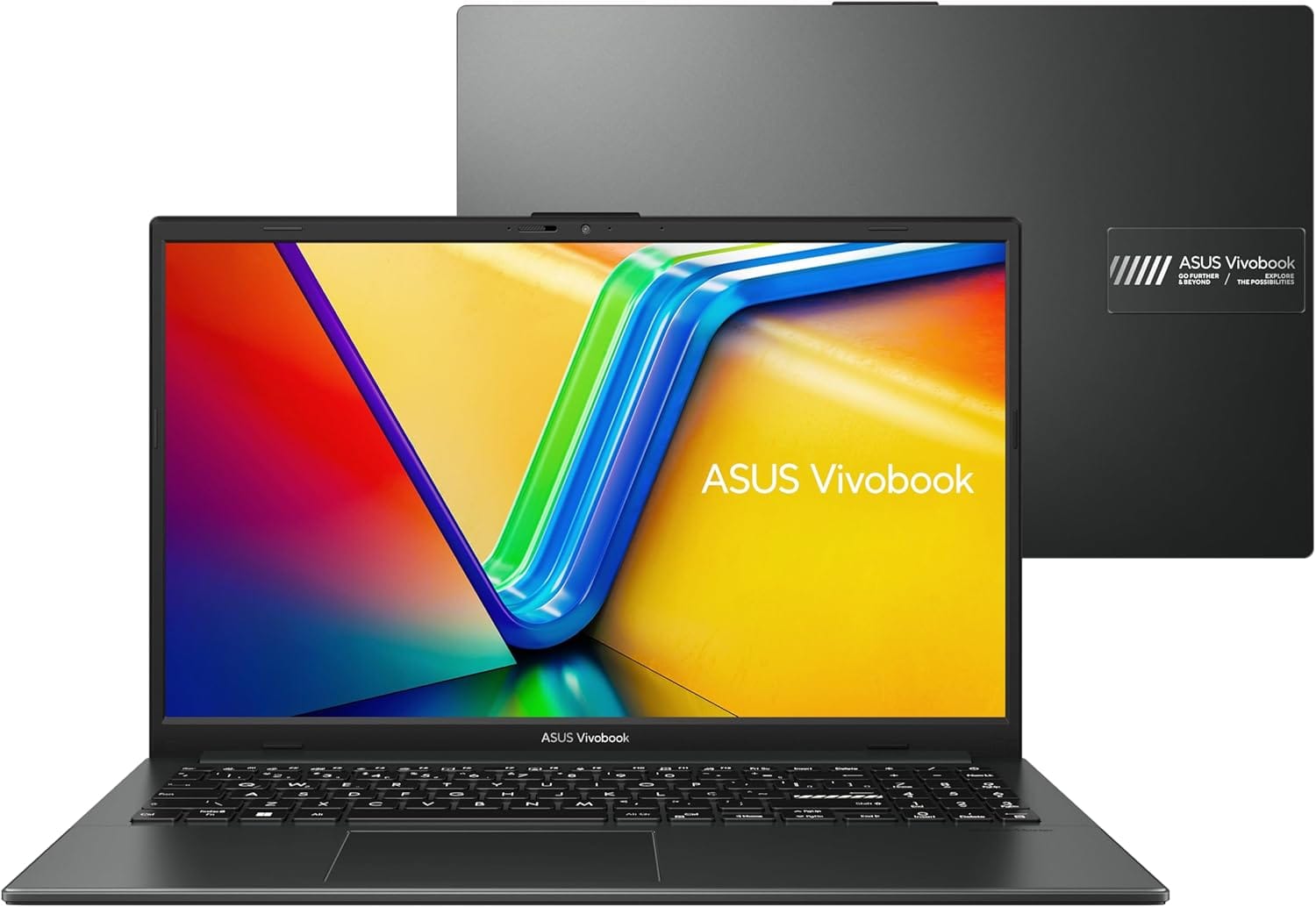 Notebook ASUS VivoBook Go 15, AMD RYZEN 5 7520U, 8GB, 256GB SSD, KeepOS, Tela 15,6" FHD, Mixed Black - E1504FA-NJ731 | Melhor Preço na Amazon