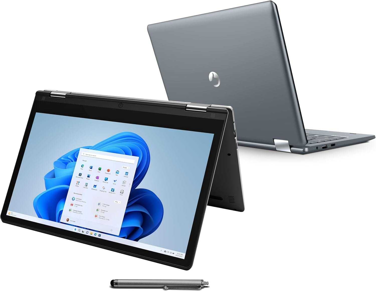 Notebook Positivo Duo 2 em 1 Intel Celeron Windows 11 Home 4GB 128GB, Tela 11.6" IPS HD, Cinza - C4128B-3 | Melhor Preço na Amazon